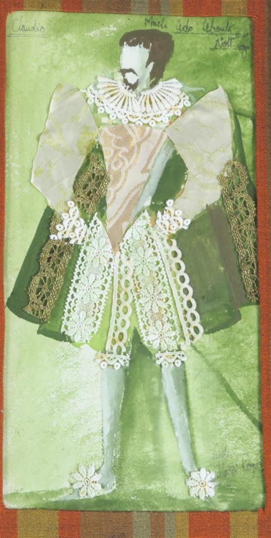 A collection of twelve original costume designs for Glyndebourne and other stage productions